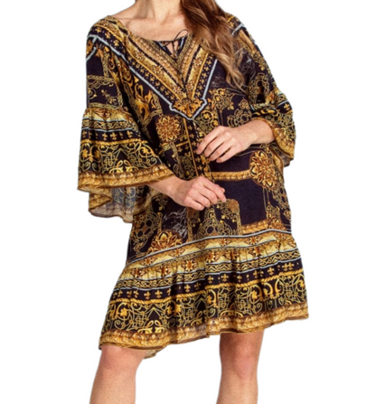 INÒA Verona silk gypsy dress